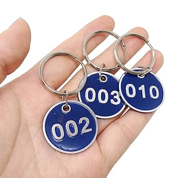 Amazon.com : Honbay Metal 1-20 Number Tags Identification